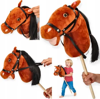 Hobby horsing KONÍK NA TYČI HOBBY HORSE FANTA PREMIUM HLAVA KONĚ NA TYČI KE SKÁKÁNÍ
