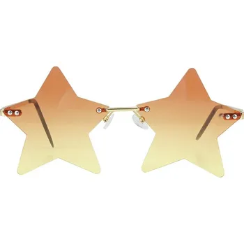 Karnevalový doplněk Guirca Brýle hvězdy žluté