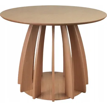 Jídelní stůl Jídelní kulatý stůl Diciffy 100 cm dub přírodní dýha