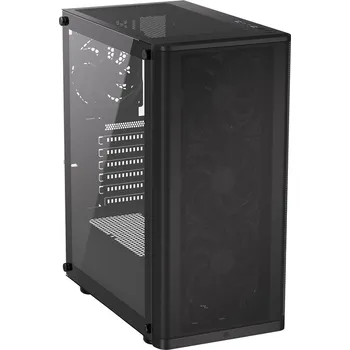 PC skříň Endorfy skříň Ventum 200 Air/ 4x120mm PWM fan / 2xUSB / tvrzené sklo / černá
