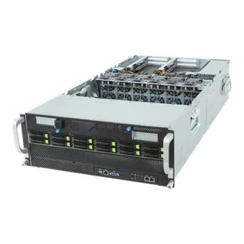 Server GIGABYTE GPU server G493-ZB2 4U 2S-SP5(400/500W), 2GbE, 12NVMe5, 8GPU(g5,2PLX), 6PCI-E16g5, 48DDR5-4800, IPMI, rPS (80+TIT)