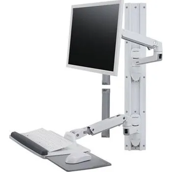 Počítač ERGOTRON LX Wall Mount System (bílý), držák na zeď, monitor, klávesnice ,+ přísl.
