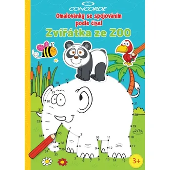 omalovánky Omalovánky se spojováním podle čísel Zvířátka ze ZOO