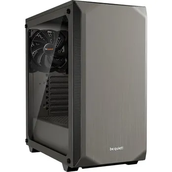 PC skříň Be quiet! skříň PURE BASE 500 Window / MidT / bez zdroje / 2xUSB 3.0 / průhledná bočnice / šedá