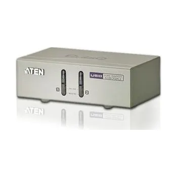 KVM přepínač Aten 2-port KVM USB, audio 2.1, včetně kabelů