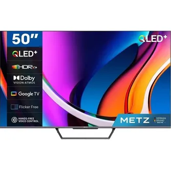 Televizor Metz 50MQD7500Z 50" TV, 4K Ultra HD, QLED, Google TV, HDR, WiFi, Bluetooth 5.1, Dolby Atmos