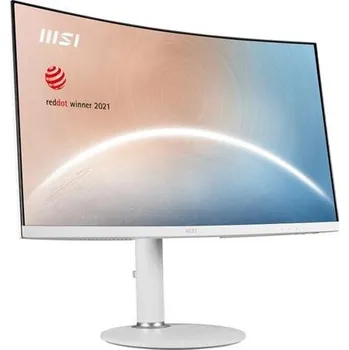 Monitor MSI monitor Modern MD271CPW, 27" zakřivený/1920 x 1080 (FHD)/VA/4ms/3000:1/250cd / m2/ HDMI/USB C/bílá