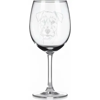 Sklenice Sklenice na víno s gravírovaným motivem – Parson Russell teriér