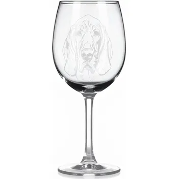 Sklenice Sklenice na víno s gravírovaným motivem – vanjarský honič