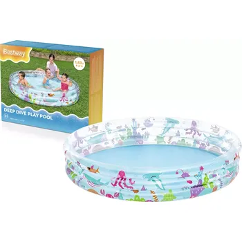 Dětský bazének nafukovací bazén mořský svět Bestway