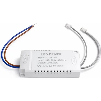 Napájecí zdroj pro osvětlení LED driver 36+36 W (72 W) – 230 mA