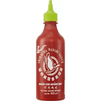 Omáčka Flying Goose Chilli omáčka Sriracha s Wasabi 455 ml