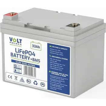 Trakční baterie VOLT POLSKA BATERIE LiFePO4 12V 33Ah 30A
