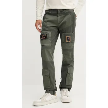 Pánská móda Kalhoty Aeronautica Militare PA1664UCT04241 zelená 91X, vel. 52