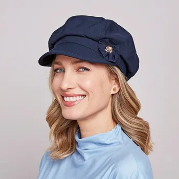 Čepice Baret s kšiltem, modrá modrá