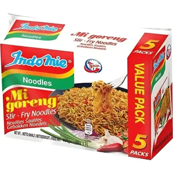 IndoMie Instantní smažené Nudle Mi Goreng, Balení 5 X 80 g