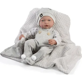 Panenka Guca Muñecas 958 Realistická panenka se zvuky a měkkým látkovým tělem 38 cm