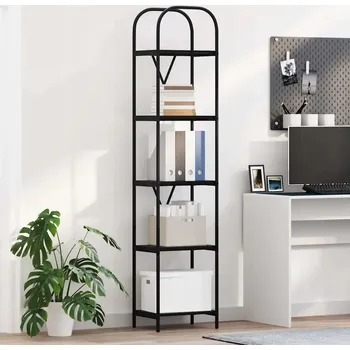 Knihovna Police dřevotřísková VidaXL 30 x 40 cm dub černý