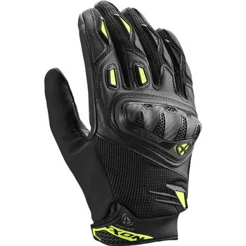 Moto rukavice Rukavice na motorku IXON Rise Air 2 černo-fluo žluté M