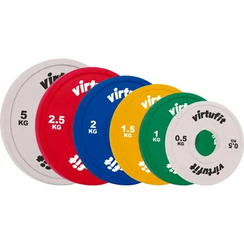 Olympijský kotouč VIRTUFIT Bumper frakční varianta 0,5 kg