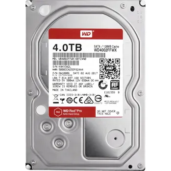 Interní pevný disk Pevný disk Western Digital RED PRO WD Red Pro 4TB SATA III 3,5"