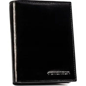 Peněženka Peterson pánská peněženka z pravé kůže černá - muž