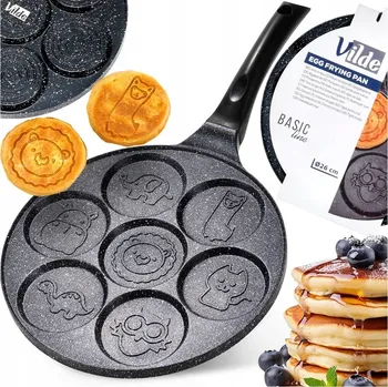 Pánev Pánev na vejce a lívance Vilde Basic Line 26 cm granitová