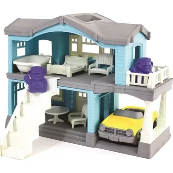 Domeček pro panenku Green Toys modrý