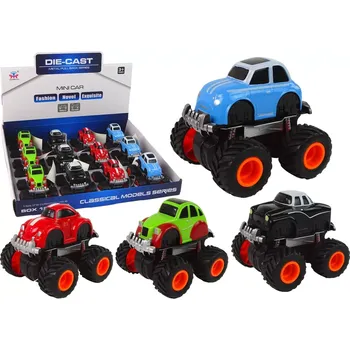 Kovové autíčko s velkými koly – různé varianty