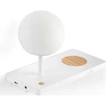 Svítidlo FARO NIKO PC pravá nástěnná lampa, bílá, PC difuzor