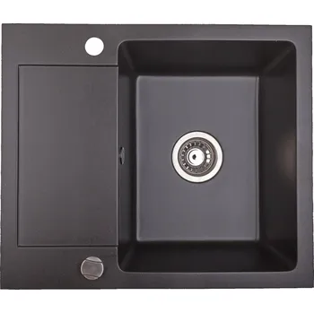 Granitový dřez Jednodřez Brenor Cordeo 59 granitový černý