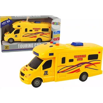 autíčko LEANToys Import Auto Camper Excursion Fricative Drive Zvuková světla