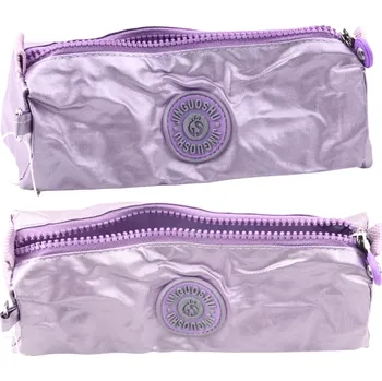 Školní pouzdro s jednou přihrádkou fialové