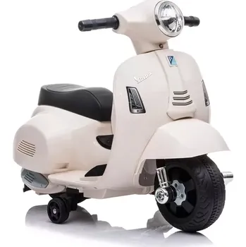 Dětské elektrovozidlo Dětský akumulátorový skútr Vespa GTS 300 Mini bílý