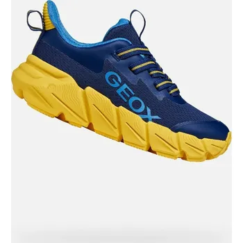 Chlapecká obuv Geox Chlapecké Tmavě modré chlapecké tenisky Geox Flexyper Fast Modrá 30 (2985686)