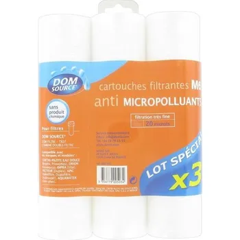 Filtrační patrony COMAP 20 mikronů, sada 3 kusů - S900503