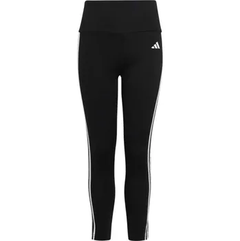 Dívčí legíny adidas ESSENTIALS AEROREADY 3-STRIPES HIGH-WAISTED 152 Černá, Bílá