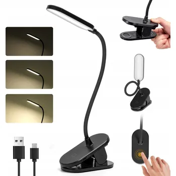 Lampička Stolní lampička Aigostar černá, příkon do 2,5 W