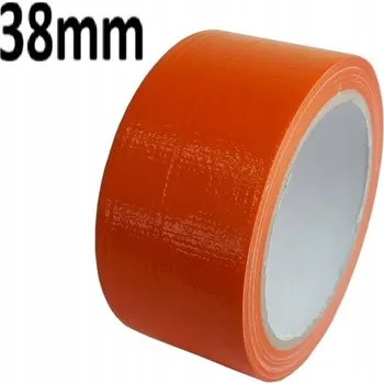 Lepicí páska 38mm/50m ORANŽOVÁ OPRAVNÁ LEPICÍ PÁSKA VYZTUŽENÁ TEXTILIÍ (DUCT TAPE)