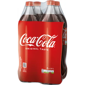 Nápoj Coca-Cola 4x1,5l 6l