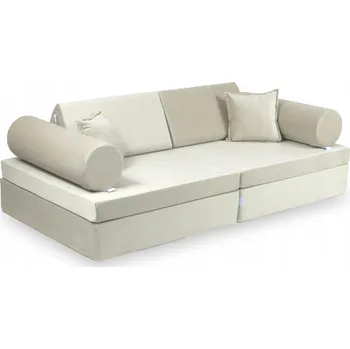 Pohovka Montessori pohovka na hraní Comfort Velvet Ecru