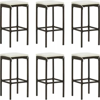 Barová židle Barová Židle VidaXL odstíny béžové 76 cm plast