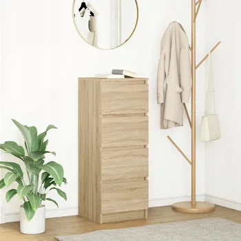 Komoda Komoda VidaXL 37,5 x 35 x 99 Cm dub sonoma