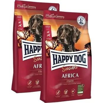 Krmivo pro psa Happy Dog Supreme Sensible Africa SET 2x 12,5 kg + Doprava zdarma
