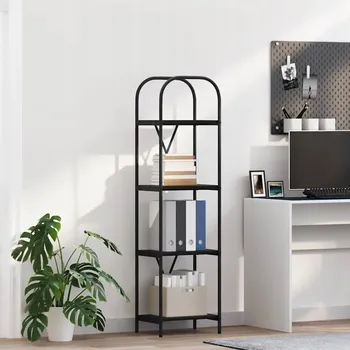 Knihovna Police dřevotřísková VidaXL 30 x 40 cm dub černý