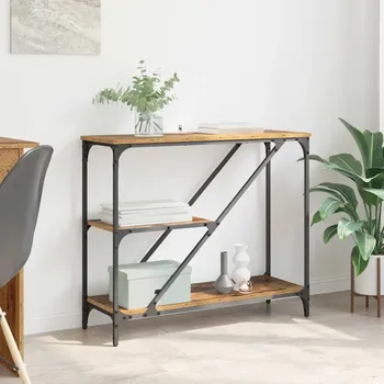 Konferenční stolek Konzole Staré dřevo 88,5 x 30 x 75 cm Materiál: dřevotříska