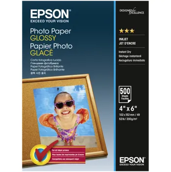 Fotopapír EPSON Photo Paper Glossy - 10x15cm - 500 Listů