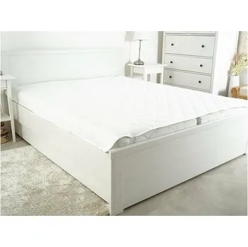 B.E.S.Petrovice Prošívaný a plněný chránič matrace s gumami v rozích, 180 x 200 cm, bílá