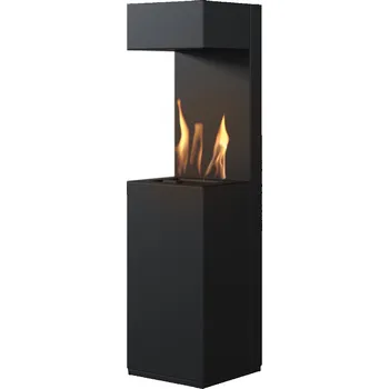 KRATKI AQF02 SIERRA plynové ohniště černé