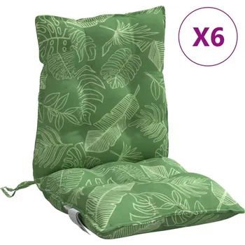 Podsedák Zahradní poduška na židli 6ks Dekorhome